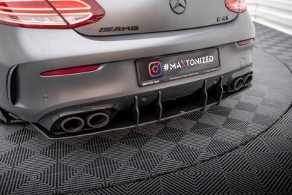 Spoiler zadního nárazníku Street pro Mercedes-AMG C43 Coupe C205 Facelift černý