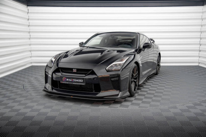 Street pro spojler pod nárazník lipa Nissan GTR R35 Facelift černý