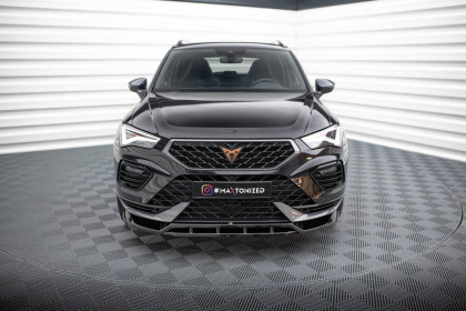 Spojler pod nárazník lipa Cupra Ateca Mk1 Facelift černý lesklý plast