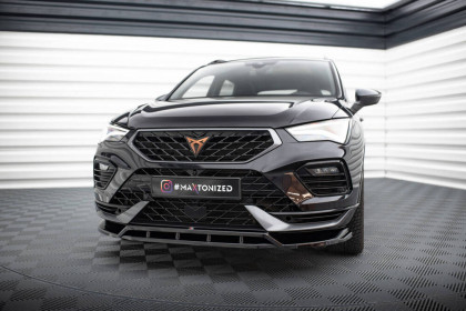 Spojler pod nárazník lipa Cupra Ateca Mk1 Facelift černý lesklý plast