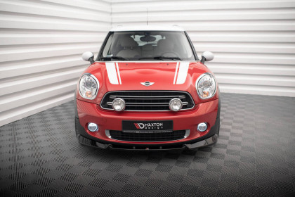 Spojler pod nárazník lipa Mini Cooper Countryman R60 Facelift černý lesklý plast