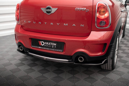 Spoiler zadního nárazniku Mini Cooper Countryman R60 Facelift černý lesklý plast