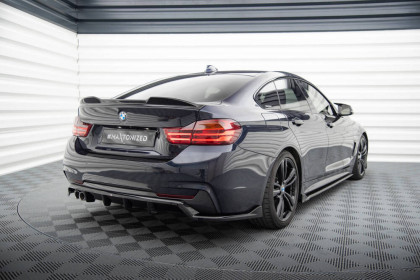 Spoiler zadního nárazniku BMW 4 Gran Coupe M-Pack F36 černý lesklý plast