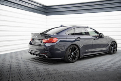 Spoiler zadního nárazniku BMW 4 Gran Coupe M-Pack F36 černý lesklý plast