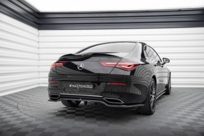 Spoiler zadního nárazniku Mercedes-Benz CLA Coupe C118 černý lesklý plast