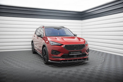 Spojler pod nárazník lipa V.1 Seat Tarraco FR Mk1 černý lesklý plast