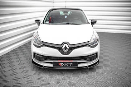 Spojler pod nárazník lipa V.2 Renault Clio RS Mk4 černý lesklý plast