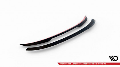 Prodloužení spoileru Fiat 500X Sport Mk1 Facelift černý lesklý plast