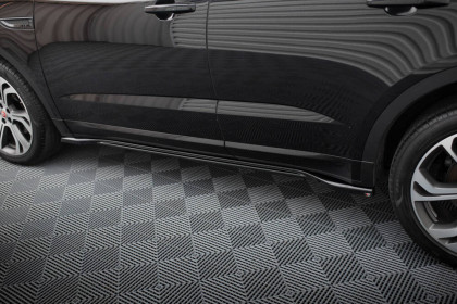 Prahové lišty Jaguar E-Pace R-Dynamic Mk1 černý lesklý plast