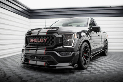 Spojler pod nárazník lipa Shelby F150 Super Snake černý leský plast