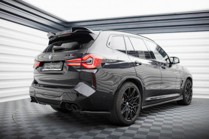 Splittery zadní boční V.1 BMW X3 M F97 Facelift černý lesklý plast