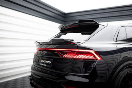 Prodloužení spoileru spodní 3D Audi RSQ8 Mk1 černý lesklý plast