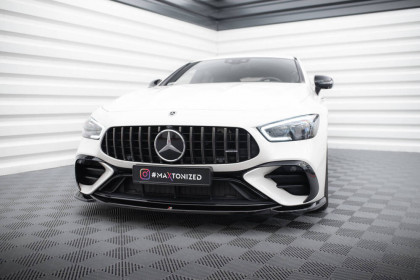 Spojler pod nárazník lipa V.1 Mercedes-AMG GT 43 4 Door Coupe V8 Styling Package černý leský plast