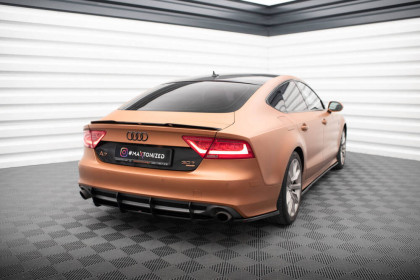 Spoiler zadního nárazníku Street pro Audi A7 C7 černo červený