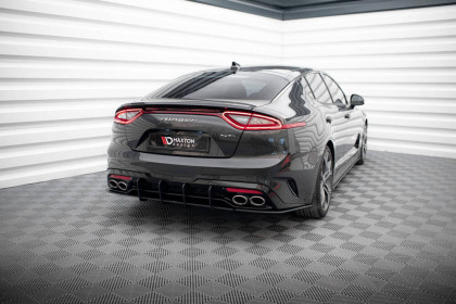 Splittery zadní boční Street Pro Kia Stinger GT-Line Mk1 černo červené