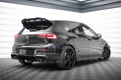 Splittery zadní boční V.5 + Flaps Volkswagen Golf R Mk8 černý lesklý plast