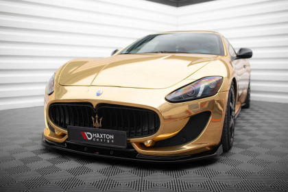 Spojler pod nárazník lipa V.1 Maserati Granturismo Mk1 Facelift černý leský plast