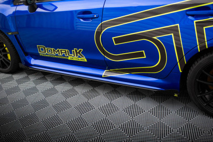 Prahové lišty Street pro + flaps Subaru WRX STI Mk1 černé