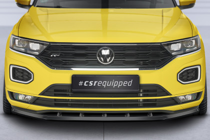 Spoiler pod přední nárazník CSR CUP pro VW T-Roc (A1) R-Line - carbon look matný