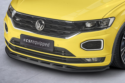 Spoiler pod přední nárazník CSR CUP pro VW T-Roc (A1) R-Line - černý matný