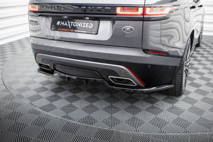 Spoiler zadního nárazniku Land Rover Range Rover Velar R-Dynamic Mk1 černý lesklý plast