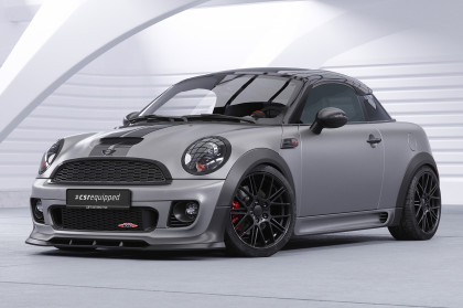 Spoiler pod přední nárazník CSR CUP pro Mini Cooper Coupe JCW (R58/R59) - carbon look lesklý