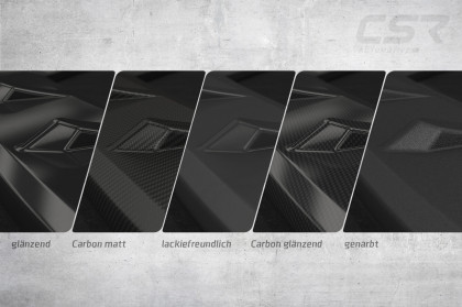 Spoiler pod přední nárazník CSR CUP pro  BMW iX Sportpaket  / iX M60 - carbon look matný