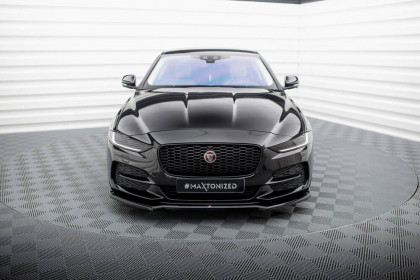 Spojler pod nárazník lipa V.1 Jaguar XE X760 Facelift černý lesklý plast