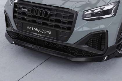 Spoiler pod přední nárazník CSR CUP pro Audi Q2 (Typ GA) S-Line 2020- černý matný
