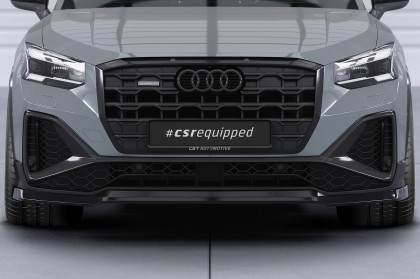 Spoiler pod přední nárazník CSR CUP pro Audi Q2 (Typ GA) S-Line 2020- černý matný
