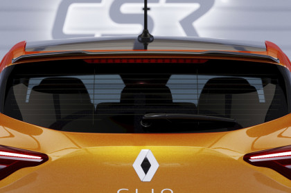 Křídlo, spoiler zadní CSR pro Renault Clio 5 - černý lesklý