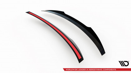 Prodloužení zadního spojleru KIA STINGER GT 17- černý lesklý plast