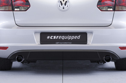 Spoiler pod zadní nárazní, difuzor CSR pro VW Golf 6 - carbon look matný