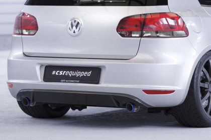 Spoiler pod zadní nárazní, difuzor CSR pro VW Golf 6 - černý matný