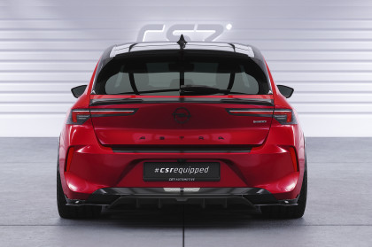 Spoiler pod zadní nárazník, difuzor CSR pro Opel Astra L hatchback - carbon look lesklý