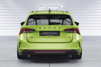 Spoiler pod zadní nárazník, difuzor CSR pro Škoda Octavia 4 RS / RS Plus 2019- černý lesklý