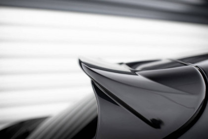 Prodloužení spoileru horní 3D Porsche Macan GTS Mk1 Facelift 2 černý lesklý plast