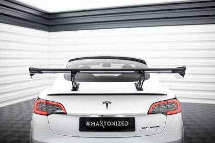 Zadní spoiler křídlo Tesla Model 3 carbon