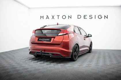 Splittery zadní boční Honda Civic Hatchback Mk9 černý lesklý plast