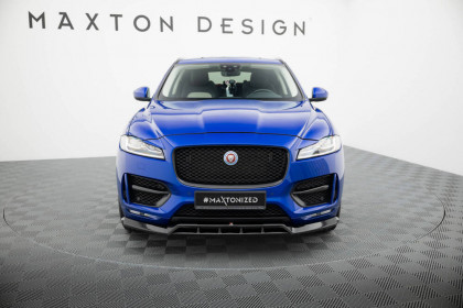 Spojler pod nárazník lipa Jaguar F-Pace R-Sport Mk1 černý lesklý plast