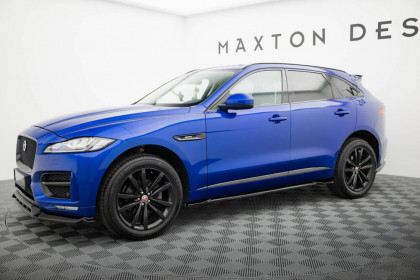 Prahové lišty Jaguar F-Pace R-Sport Mk1 černý lesklý plast