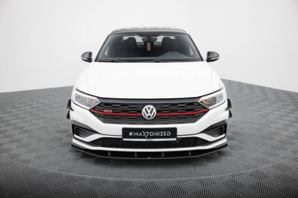 Street pro spojler pod nárazník lipa Volkswagen Jetta GLI Mk7 černo červený