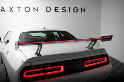 Zadní spoiler křídlo + LED Dodge Challenger Mk3 carbon