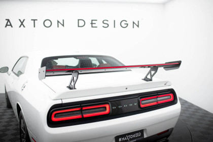 Zadní spoiler křídlo + LED Dodge Challenger Mk3 carbon