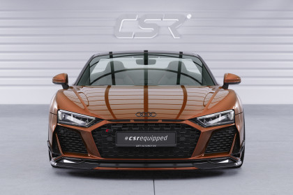 Spoiler přídavný pod přední nárazník CSR CUP pro Audi R8 (Typ 4S) 2019- černý lesklý