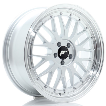 JR Wheels JR23 18x8 ET40 5x112 Hyper Silver w/Machined Lip