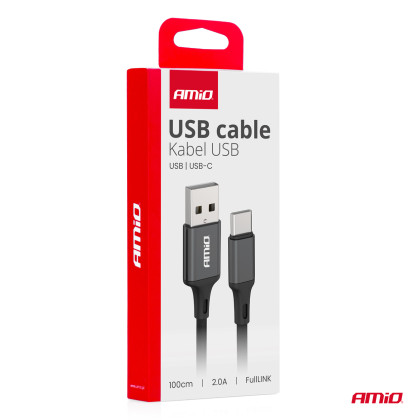 Kabel USB na USB-C 2A 100cm FullLINK AMIO-03899