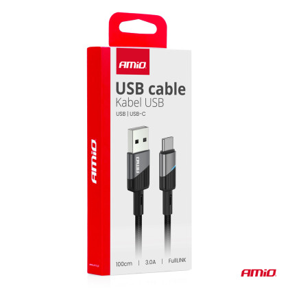 Kabel USB na USB-C 3A 100cm FullLINK AMIO-03923