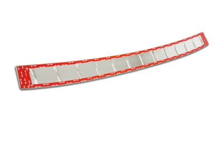 Nerezová ochranná lišta zadního nárazníku Avisa pro Škoda Superb IV Kombi - stříbrný lesklý