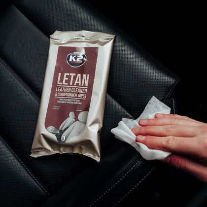 K2 LETAN WIPES - pro rychlé čištění kůže 24ks